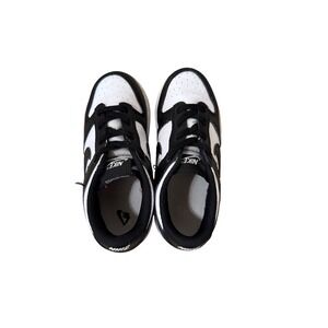 Nike Dunk Low Toddler Shoes White Black Panda Style Sneakers